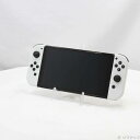 【中古】Nintendo(任天堂) Nintendo Switch 有機ELモデル Joy-Con(L)/(R) ホワイト 【305-ud】