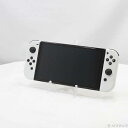 【中古】Nintendo(任天堂) Nintendo Switch 有機ELモデル Joy-Con(L)/(R) ホワイト 【269-ud】