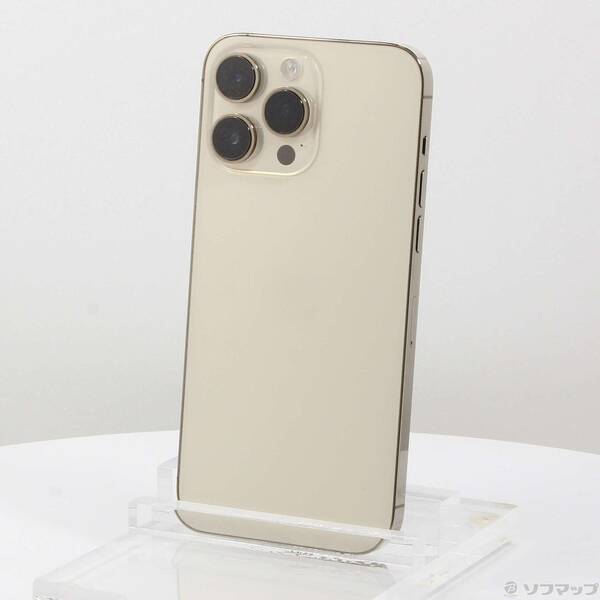【中古】Apple(アップル) iPhone14 Pro Max 512GB ゴールド MQ9H3J/A SIMフリー 【348-ud】