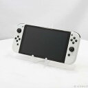 【中古】Nintendo(任天堂) Nintendo Switch 有機ELモデル Joy-Con(L)/(R) ホワイト 【198-ud】
