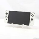 【中古】Nintendo(任天堂) Nintendo Switch 有機ELモデル Joy-Con(L)/(R) ホワイト 【349-ud】