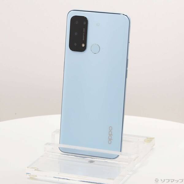 【中古】OPPO(オッポ) OPPO Reno5 A 128GB アイスブルー A101OP Y!mobile SIMフリー 【348-ud】