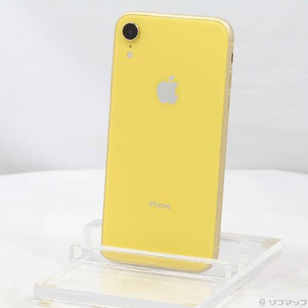 【中古】Apple(アップル) iPhoneXR 128GB イエロー MT0Q2J/A SIMフリー 【258-ud】