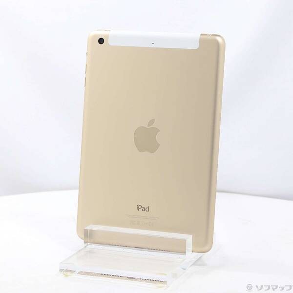 【中古】Apple(アップル) iPad mini 3 64GB ゴールド MGYN2J／A docomo 【258-ud】