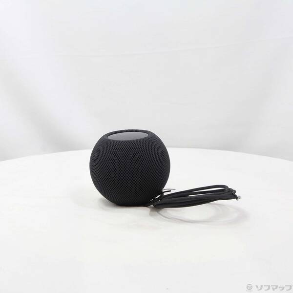 【中古】Apple(アップル) HomePod mini ミッドナイト MTJT3J／A 【377-ud】