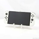 【中古】Nintendo(任天堂) Nintendo Switch 有機ELモデル Joy-Con(L)/(R) ホワイト 【348-ud】