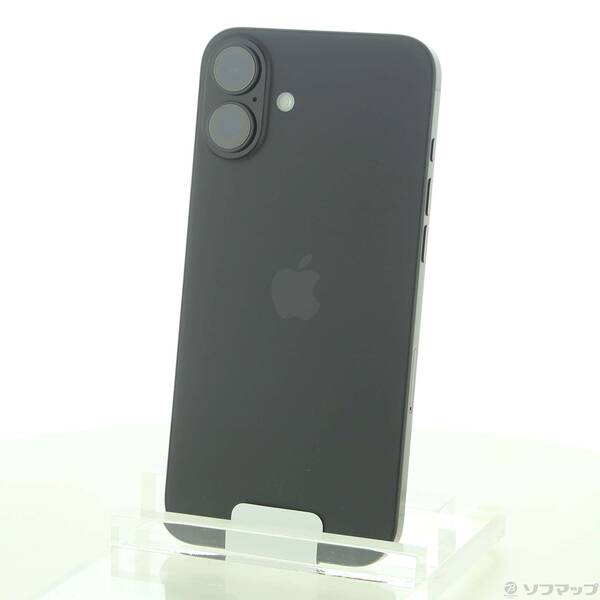 【中古】Apple(アップル) iPhone16 Plus 256GB ブラック MXVG3J／A SIMフリー 【262-ud】
