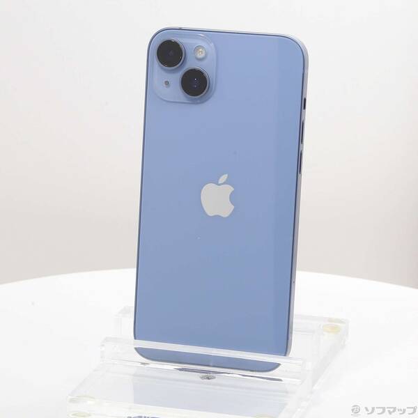 【中古】Apple(アップル) iPhone14 Plus 128GB ブルー MQ4H3J/A SIMフリー 【262-ud】