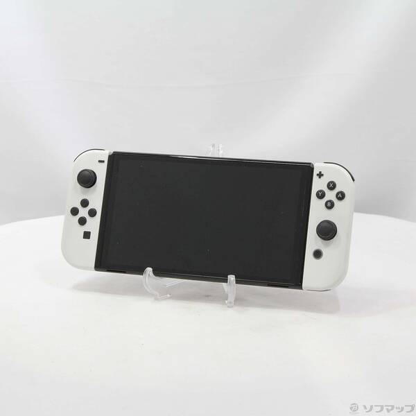 【中古】Nintendo(任天堂) Nintendo Switch 有機ELモデル Joy-Con(L)／(R) ホワイト 【377-ud】