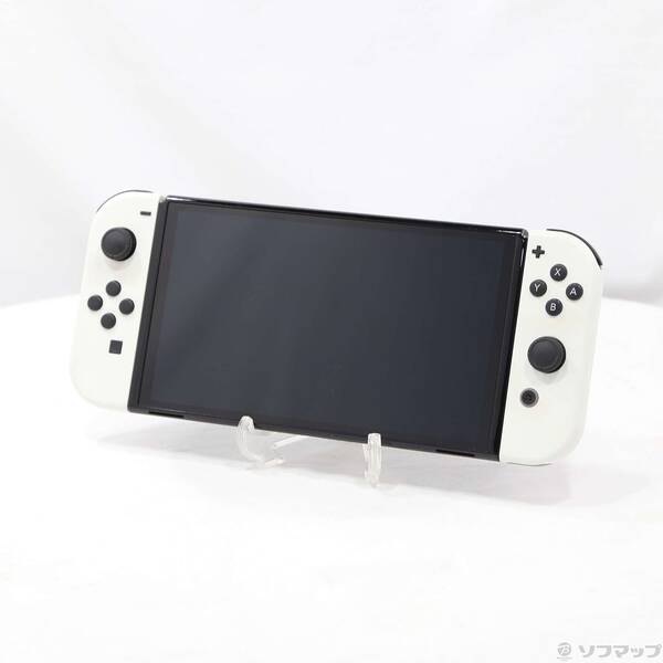 【中古】Nintendo(任天堂) Nintendo Switch 有機ELモデル Joy-Con(L)/(R) ホワイト 【377-ud】