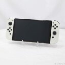 【中古】Nintendo(任天堂) Nintendo Switch 有機ELモデル Joy-Con(L)/(R) ホワイト 【377-ud】