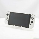 【中古】Nintendo(任天堂) Nintendo Switch 有機ELモデル Joy-Con(L)/(R) ホワイト 【377-ud】