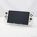 【中古】Nintendo(任天堂) Nintendo Switch 有機ELモデル Joy-Con(L)/(R) ホワイト 【377-ud】