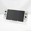 【中古】Nintendo(任天堂) Nintendo Switch 有機ELモデル Joy-Con(L)/(R) ホワイト 【377-ud】