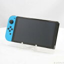 【中古】Nintendo(任天堂) Nintendo Switch 有機ELモデル Joy-Con(L) ネオンブルー/(R) ネオンレッド 【377-ud】