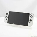 【中古】Nintendo(任天堂) Nintendo Switch 有機ELモデル Joy-Con(L)/(R) ホワイト 【377-ud】