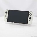 【中古】Nintendo(任天堂) Nintendo Switch 有機ELモデル Joy-Con(L)/(R) ホワイト 【377-ud】