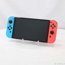 【中古】Nintendo(任天堂) Nintendo Switch 有機ELモデル Joy-Con(L) ネオンブルー/(R) ネオンレッド 【377-ud】