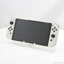 【中古】Nintendo(任天堂) Nintendo Switch 有機ELモデル Joy-Con(L)/(R) ホワイト 【377-ud】