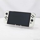 【中古】Nintendo(任天堂) Nintendo Switch 有機ELモデル Joy-Con(L)/(R) ホワイト 【377-ud】