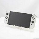 【中古】Nintendo(任天堂) Nintendo Switch 有機ELモデル Joy-Con(L)/(R) ホワイト 【377-ud】