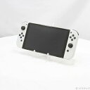【中古】Nintendo(任天堂) Nintendo Switch 有機ELモデル Joy-Con(L)/(R) ホワイト 【349-ud】