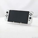 【中古】Nintendo(任天堂) Nintendo Switch 有機ELモデル Joy-Con(L)/(R) ホワイト 【196-ud】