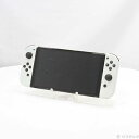 【中古】Nintendo(任天堂) Nintendo Switch 有機ELモデル Joy-Con(L)/(R) ホワイト 【198-ud】