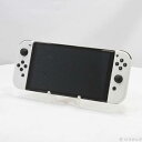 【中古】Nintendo(任天堂) Nintendo Switch 有機ELモデル Joy-Con(L)/(R) ホワイト 【198-ud】