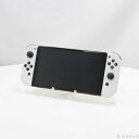 【中古】Nintendo(任天堂) Nintendo Switch 有機ELモデル Joy-Con(L)/(R) ホワイト 【352-ud】