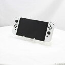 【中古】Nintendo(任天堂) Nintendo Switch 有機ELモデル Joy-Con(L)/(R) ホワイト 【352-ud】