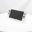 【中古】Nintendo(任天堂) Nintendo Switch 有機ELモデル Joy-Con(L)/(R) ホワイト 【198-ud】