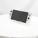 【中古】Nintendo(任天堂) Nintendo Switch 有機ELモデル Joy-Con(L)/(R) ホワイト 【344-ud】