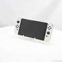 【中古】Nintendo(任天堂) Nintendo Switch 有機ELモデル Joy-Con(L)/(R) ホワイト 【352-ud】