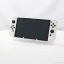 【中古】Nintendo(任天堂) Nintendo Switch 有機ELモデル Joy-Con(L)/(R) ホワイト 【344-ud】