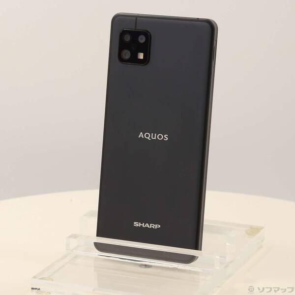 【中古】SHARP(シャープ) AQUOS sense6 128GB ブラック SH-M19 SIMフリー 【368-ud】