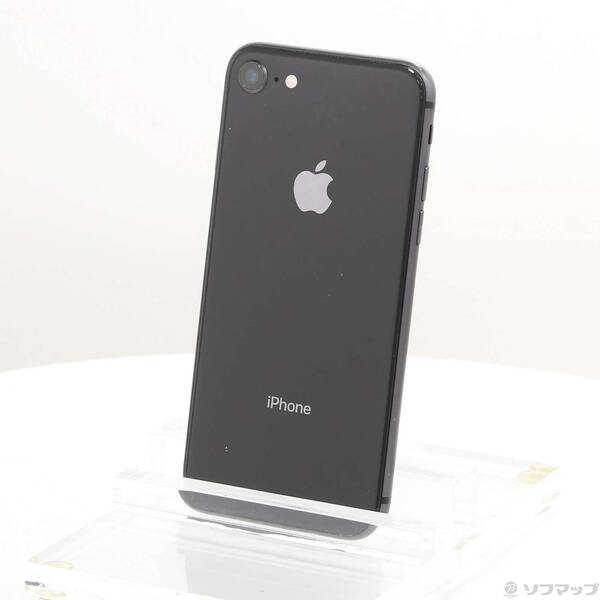 【中古】Apple(アップル) iPhone8 64GB スペースグレイ MQ782J／A SIMフリー 【262-ud】