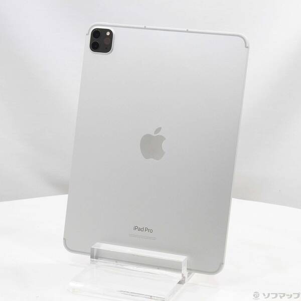 【中古】Apple(アップル) iPad Pro 11インチ 第4世代 128GB シルバー MNYD3J／A auロック解除SIMフリー 【305-ud】