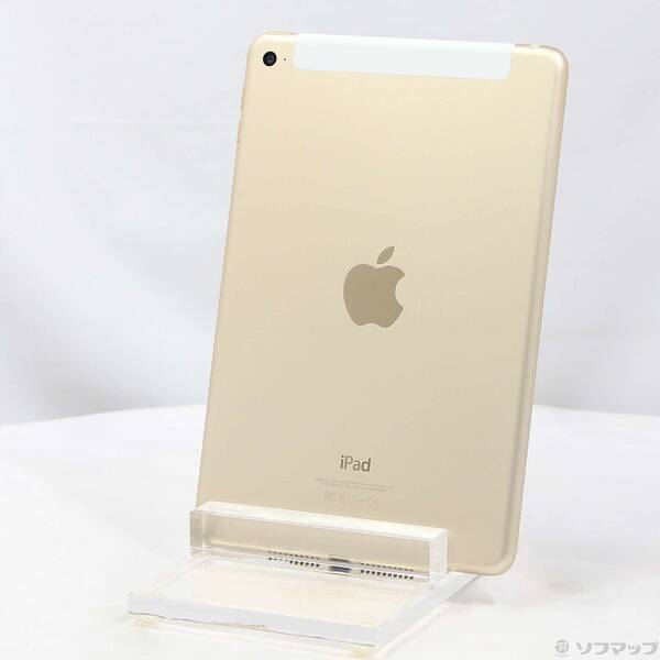【中古】Apple(アップル) iPad mini 4 64GB ゴールド MK752J／A auロック解除SIMフリー 【352-ud】