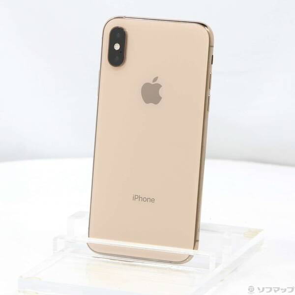 【中古】Apple(アップル) iPhoneXS 64GB ゴールド MTAY2J/A SIMフリー 【258-ud】