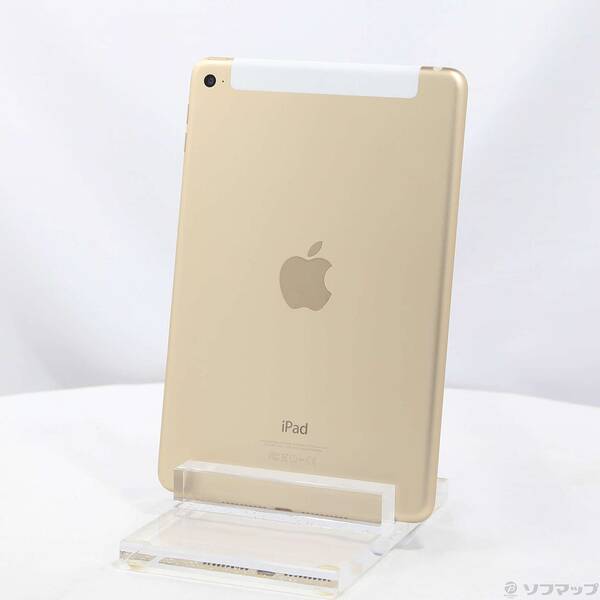 【中古】Apple(アップル) iPad mini 4 16GB ゴールド MK712J／A auロック解除SIMフリー 【262-ud】