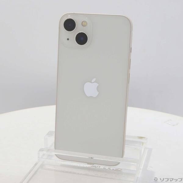 【中古】Apple(アップル) iPhone13 128GB スターライト MLND3J/A SIMフリー 【262-ud】