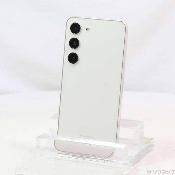 【中古】SAMSUNG(サムスン) Galaxy S23 256GB クリーム SCG19 au SIMフリー 【377-ud】