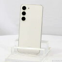 【中古】SAMSUNG(サムスン) Galaxy S23 256GB クリーム SCG19 au SIMフリー 【269-ud】|詳細画像