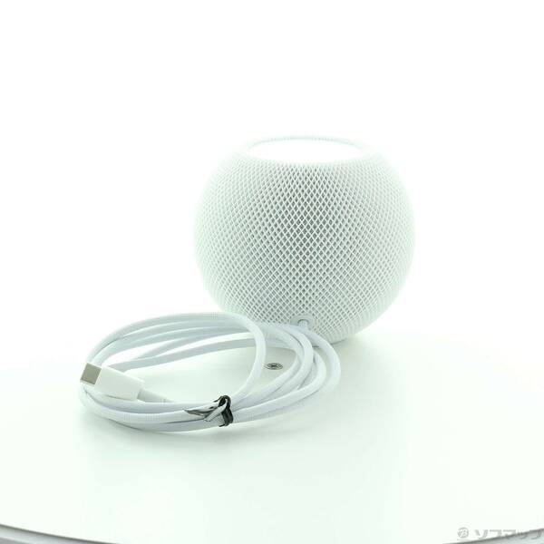 【中古】Apple(アップル) HomePod mini ホワイト MY5H2J／A 【305-ud】