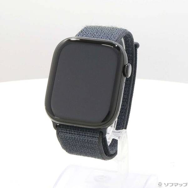 【中古】Apple(アップル) Apple Watch Series 10 GPS 46mm ジェットブラックアルミニウムケース インクスポーツループ 【276-ud】