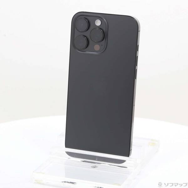 【中古】Apple(アップル) iPhone16 Pro Max 512GB ブラックチタニウム MYWL3J/A SIMフリー 【258-ud】