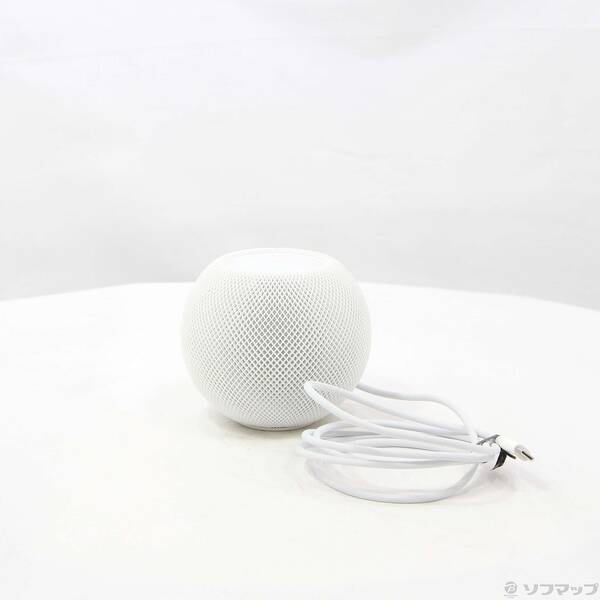 【中古】Apple(アップル) HomePod mini ホワイト MY5H2J／A 【344-ud】