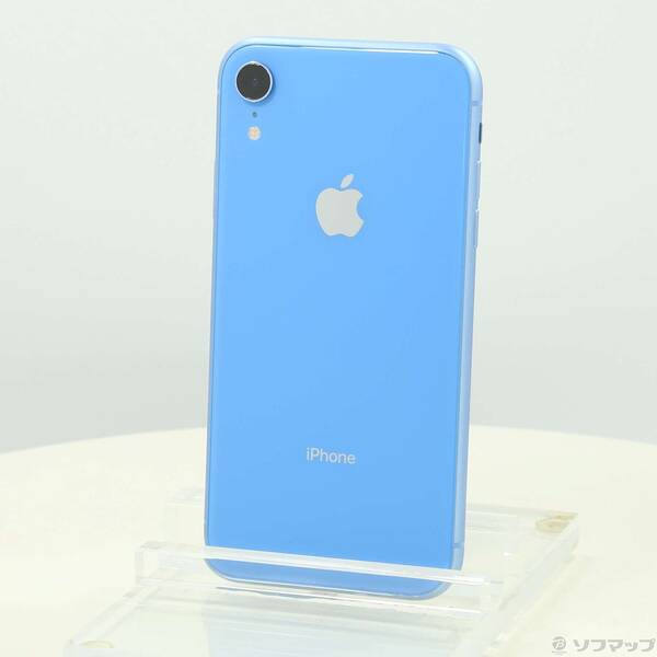 【中古】Apple(アップル) iPhoneXR 64GB ブルー MT0E2J／A SIMフリー 【276-ud】