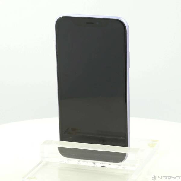 【中古】Apple(アップル) iPhone11 128GB パープル MWM52J／A SIMフリー 【297-ud】